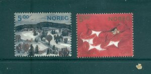 Norway - Sc# 1382-3. 2003 Graphic Arts. MNH $3.35.