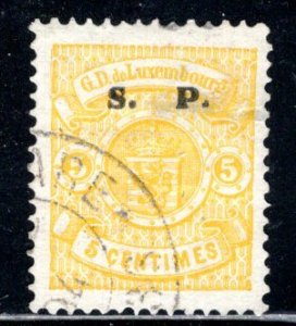 Luxembourg #O46  Used  VF  CV $200.00  ...   3600645