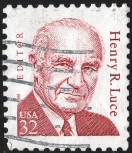 SC#2935 32¢ Great Americans: Henry R. Luce (1998) Used