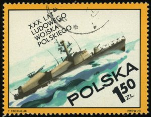 POLAND Sc 1999 USED - 1973 1.5z - Polish Warship