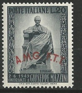 Italy-Trieste  # 45  A.M.G.-F.T.T.  Mazzini  (1) Mint NH