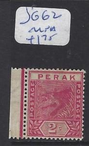 MALAYA PERAK (P1409B)  2C    TIGER SG  62   MNH