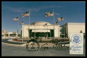 #3930 Presidential Libraries Postcard FDC