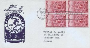 979 3c AMERICAN TURNERS - Ioor sent to Toronto, Canada