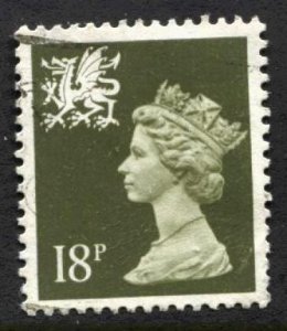 STAMP STATION PERTH Wales #WMH33 QEII Definitive Used 1971-1993