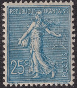 Sc# 141 France 1903 - 1938 Sower 25c MNH issue CV $160.00