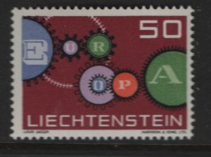 LIECHTENSTEIN  368 MNH SET