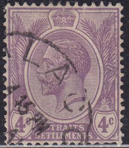 Straights Settlement 184 USED 1925 King George V