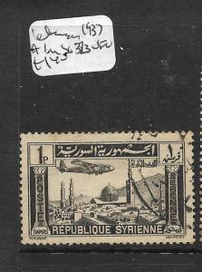 SYRIA (PP0904BB) A/M  SG 323  VFU