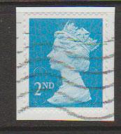 GB QE II Machin SG U2963 - 2nd brt blue -  M14L - Source  T 