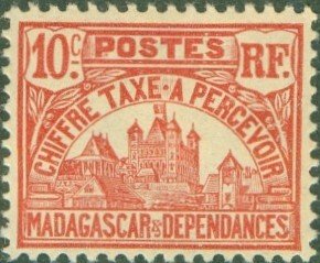 MADAGASCAR J11 MH BIN $0.50