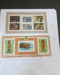 Aitutaki Captain Cook selected sets all MNH