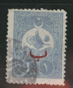 TURKEY Scott 144 used 1908 stamp CV$2.50