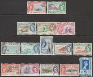 EDSROOM-16955 Cayman Islands 135-149 LH 1953-59 Complete CV$125.10