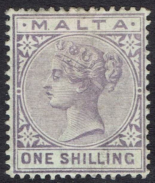 MALTA 1885 QV 1/-