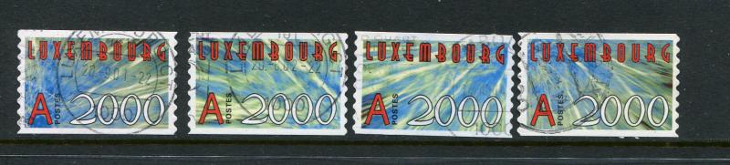 Luxembourg #1021a-d used - Make Me An Offer