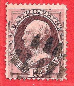 US Fancy Cancel ~Basic GEOMETRIC Design [#151@$200] / M1