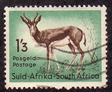 South Africa 209 - Used - Springbok (cv $0.35) (2)