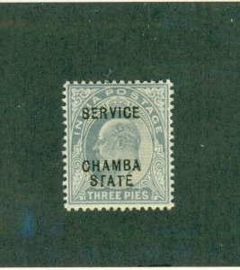 CHAMBA -INDIAN STATE O15 MH BIN $0.50