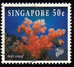 Singapore #680 Soft Coral, used. PM