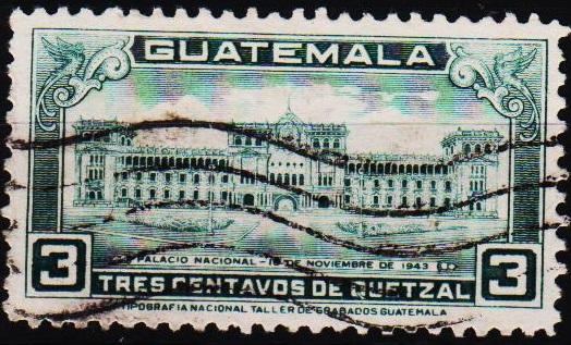 Guatemala.1944 3c S.G.427 Fine Used