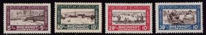Liechtenstein 1926 Semi-Postal Complete (4) Rhine Flood Relief VF/Mint (*)