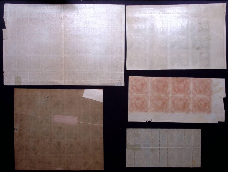 CUBA: Selection of Revenue Part Sheets/Marginal Blocks - Unused, Various Values
