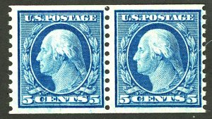 U.S. #496 MINT PAIR OG NH