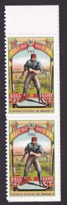 Scott #4341 Take Me Out To the Ballgame Pair of Stamps - MNH