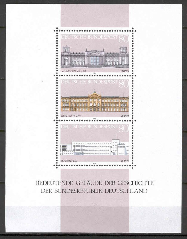 Germany - Bund - Scott 1466 MNH - Buildings of the Republic