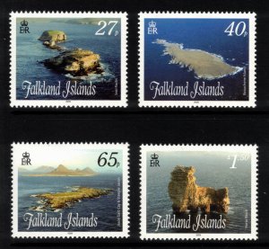 FALKLAND ISLANDS 2009 Islands & Rocks; Scott 986-89, SG 1136-39; MNH