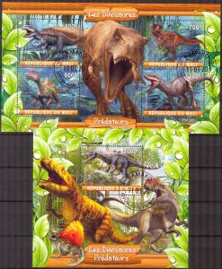 Mali 2020 Dinosaurs (4) Sheet +S/S Used / CTO