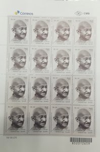 O) 2018 BRAZIL, MAHATMA GANDHI - MOHANDAS KARAMCHAD, 1869 PROBANDAR -BRITISH