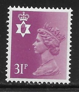 G.B. Northern Ireland NIMH52 31p Machin MNH