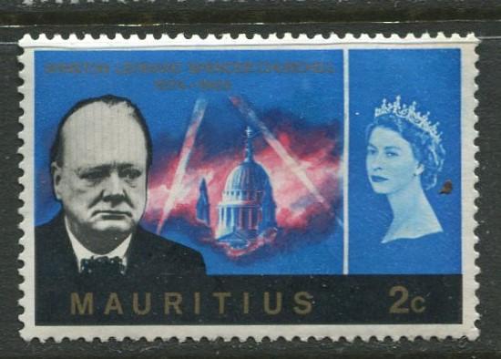 Mauritius - Scott 295 - Churchill Memorial-1966 -Mint -Single 2c Stamp