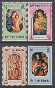 British Virgin Islands 262-265 Christmas MNH VF