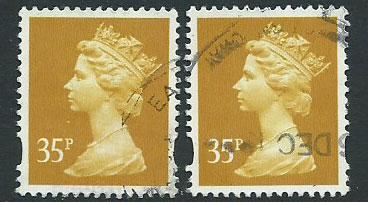 Great Britain QE II Machin SG Y1698 & SG Y1778