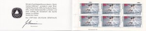 Germany Berlin 1988 MNH Stamps Booklet Scott 9NB255 Sport Olympic Games