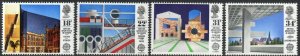 1987 Sg 1355/1358 Europa. British Architects in Europe Unmounted Mint Set of 4