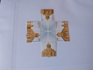 Armenia MNH** 2001 Mi Block14I Christianity St. Gregory Cathedral Scott 634d