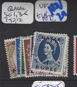 QATAR  (PP2609B)  QEII  SG 1, 3-5 , 7-10, 12   VFU