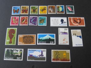 New Zealand 1970 Sc 438-58 Pictorials set(21) set MNH