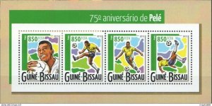 2015 Guinea-Bissau Sport Football Legend Pele Kb ** Stamps St941