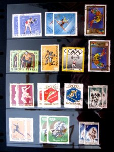 WORLDWIDE - TOPICAL STAMPS - 90+ SPORTS