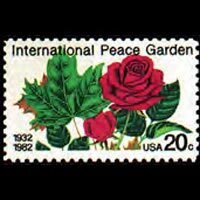 U.S.A. 1982 - Scott# 2014 Peace-Roses Set of 1 NH
