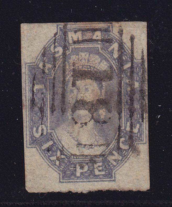 Tasmania Scott # 14 F-VF used neat cancel nice color scv $ 85 ! see pic !