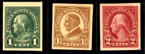 U.S. #575-577 MINT OG NH/HR