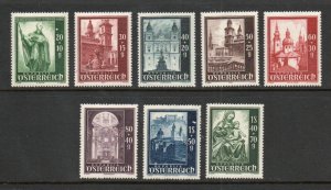 Austria - Sc# B252 - B259 MNH        -        Lot 0224049