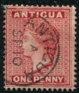 Antigua SC# 18 (SG#25) Victoria 1d wmk 2 p14 CDS