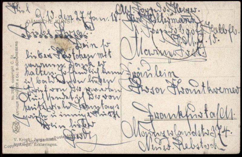 Germany 1918 WWI Navy Torpedoboat SMB10 MSP148 Feldpost Cover Marineschiff 82987